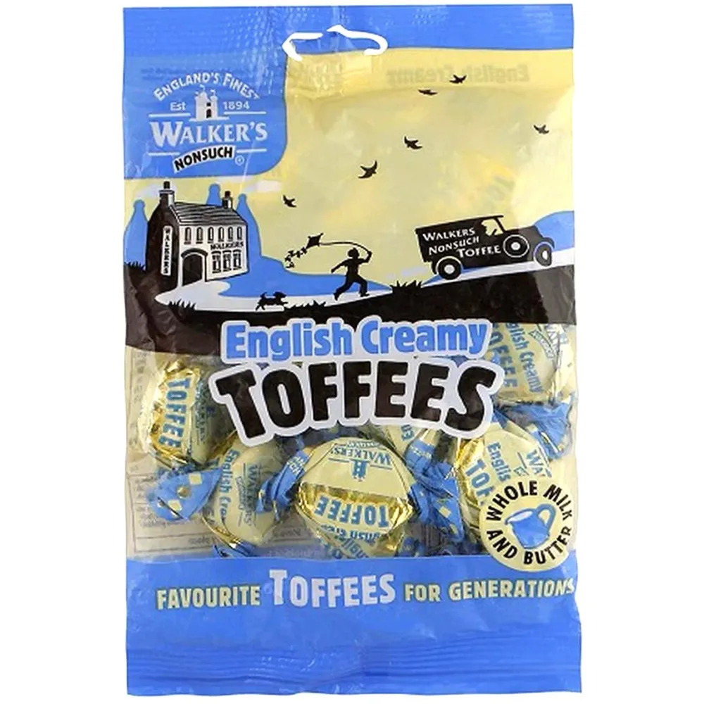 Walker's Nonsuch English Creamy Toffees Bag- Sweets