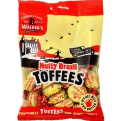 Walkers Nonsuch Nutty Brazil Toffees- Sweets