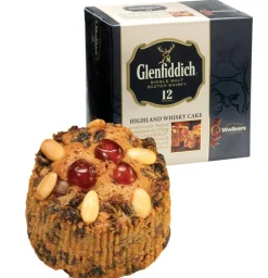 Walker's Shortbread Co. Glenfiddich Whiskey Cake 400g- Cakes & Pies