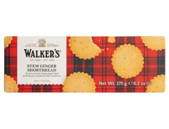Walker's Shortbread Co. Walker's Pure Butter Stem Ginger Shortbread 175g- Biscuits