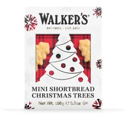 Walker's Shortbread Co. Walkers Festive Mini Shortbread Christmas Trees Box 150g- Biscuits