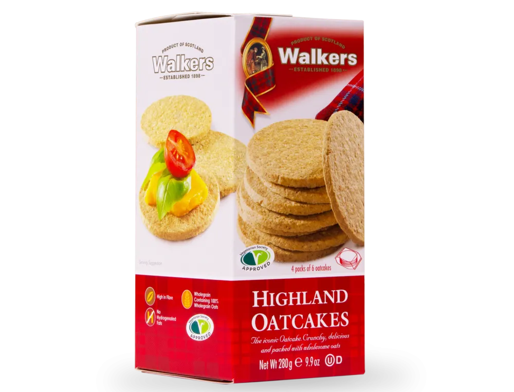 Walker's Shortbread Co. Walkers Highland Oat Crackers- Crackers & Savory Snacks