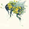 Watercolor Bumblebee Greeting Card- Greeting Cards