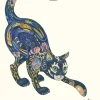 Watercolor Cat & Mouse Greeting Card- Greeting Cards
