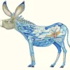 Watercolor Donkey Greeting Card- Greeting Cards