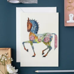 Watercolor Horse Greeting Card- Greeting Cards