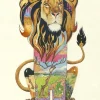 Watercolor Lion Greeting Card- Greeting Cards