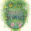 Watercolor Owl from the Wild Wood Greeting Card- Greeting Cards