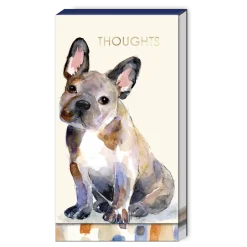 Watercolor Pets Dogs French Bulldog Tall Notepad- Journals & Other Stationery