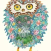 Watercolor Tawny Owl Greeting Card- Greeting Cards