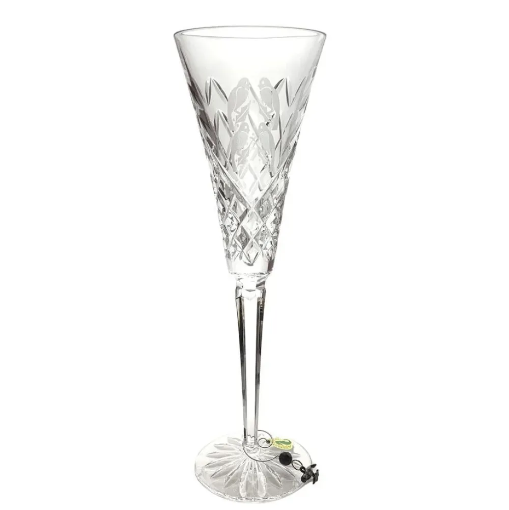 Waterford 12 Days of Christmas 4 Calling Birds Flute- Waterford|Glasses & Steins