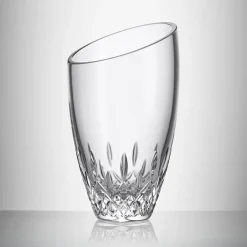 Waterford Lismore Essence Angular Vase 9"- Vases|Waterford