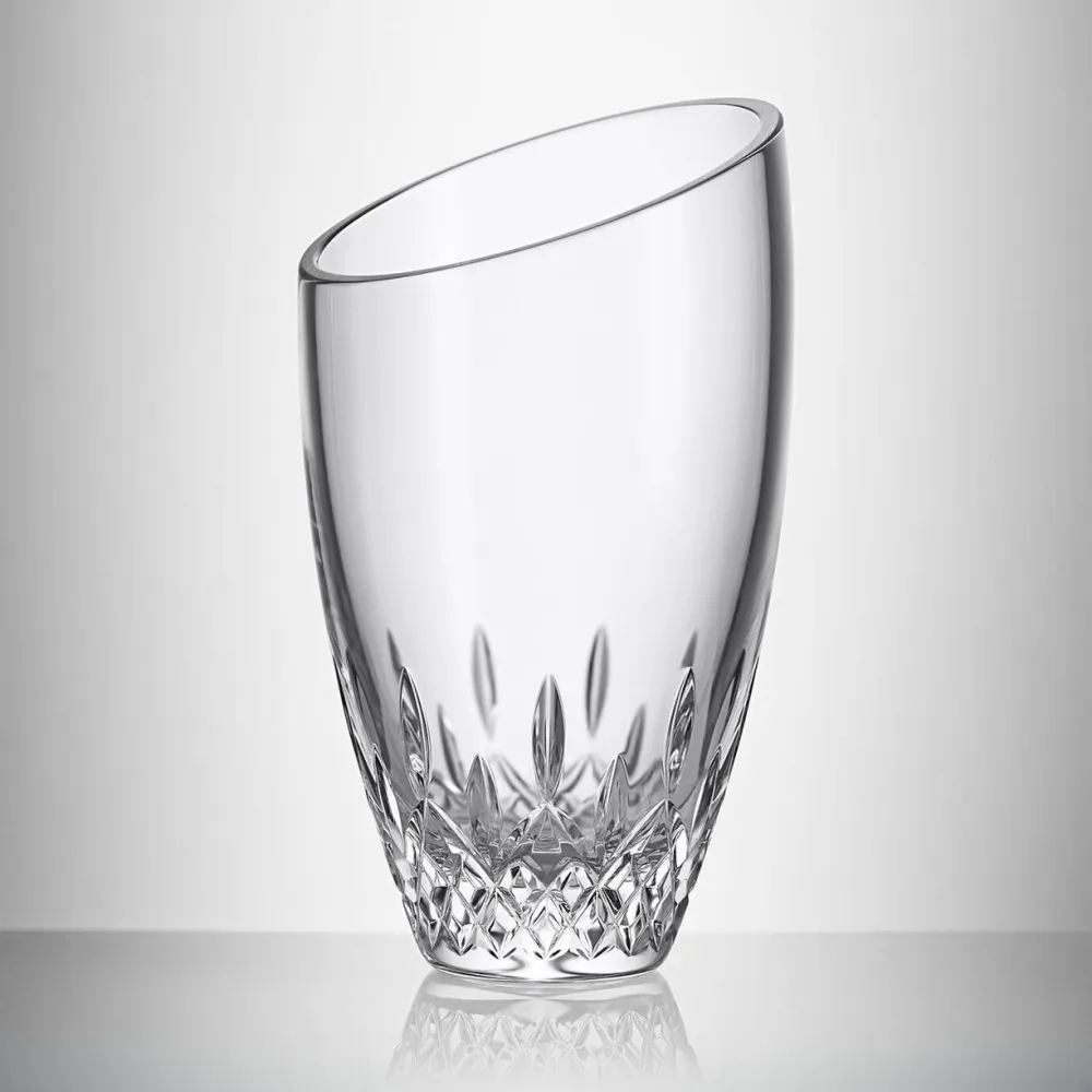 Waterford Lismore Essence Angular Vase 9"- Vases|Waterford