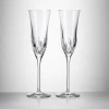 Waterford Lismore Essence Champagne Flute Pair- Glasses & Steins|Waterford