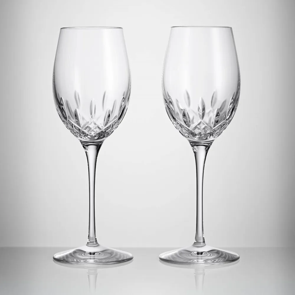 Waterford Lismore Essence Wine Glass Pair- Glasses & Steins|Waterford