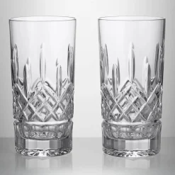 Waterford Lismore Straight Highball Pair- Waterford|Glasses & Steins