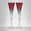 Waterford New Year Celebration 2024 Scarlet Flute Pair- Waterford|Glasses & Steins