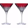 Waterford New Year Celebration 2024 Scarlet Martini Glasses Pair- Waterford|Glasses & Steins