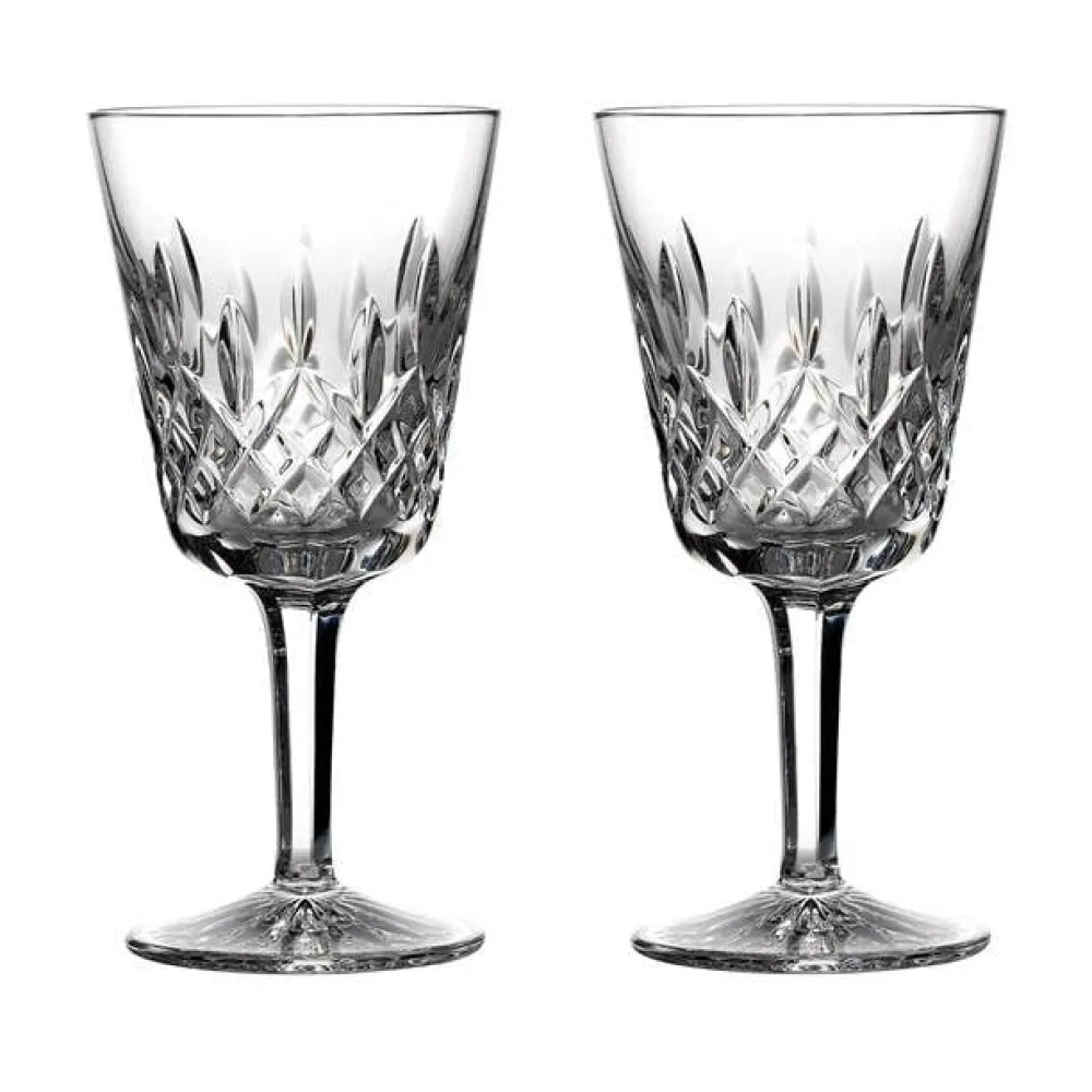 Waterford Lismore Goblet Pair- Glasses & Steins|Waterford