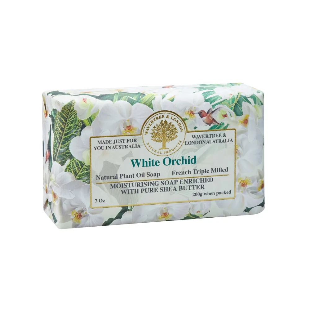 Wavertree & London White Orchid Bar Soap- Bar Soaps