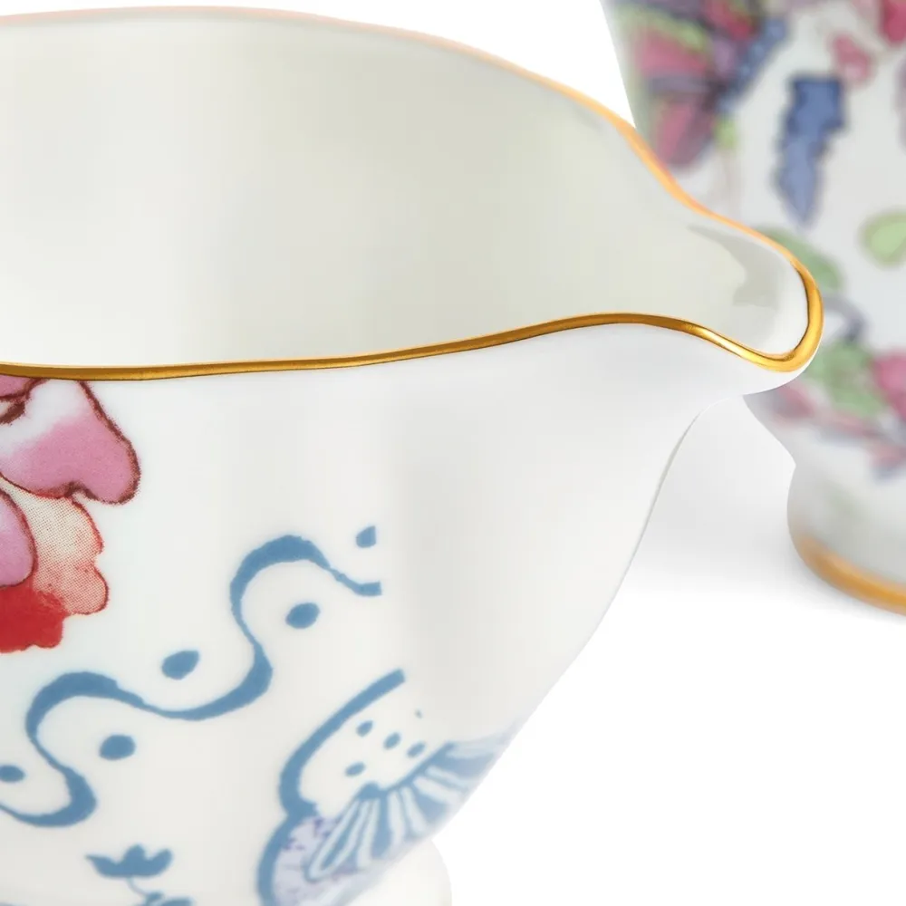 Wedgwood Butterfly Bloom Creamer & Sugar Set- Creamers & Sugar Bowls