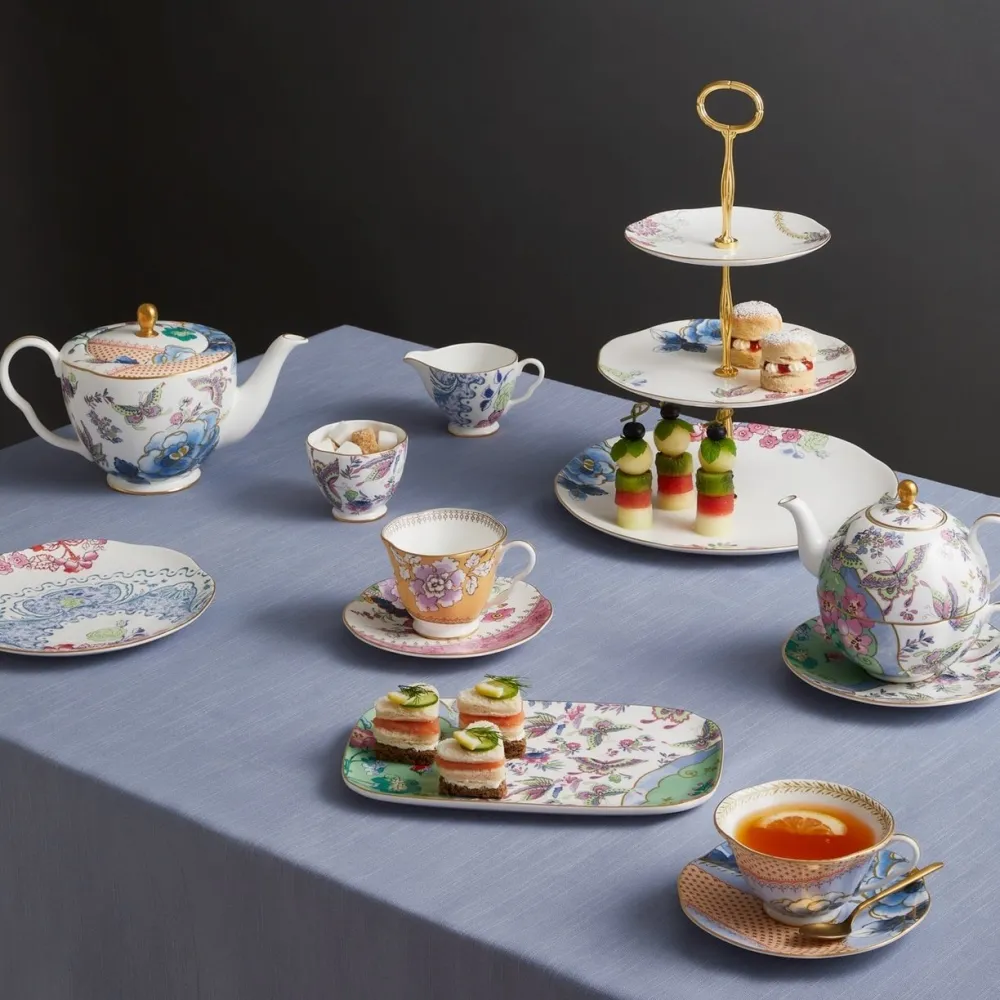 Wedgwood Butterfly Bloom Creamer & Sugar Set- Creamers & Sugar Bowls