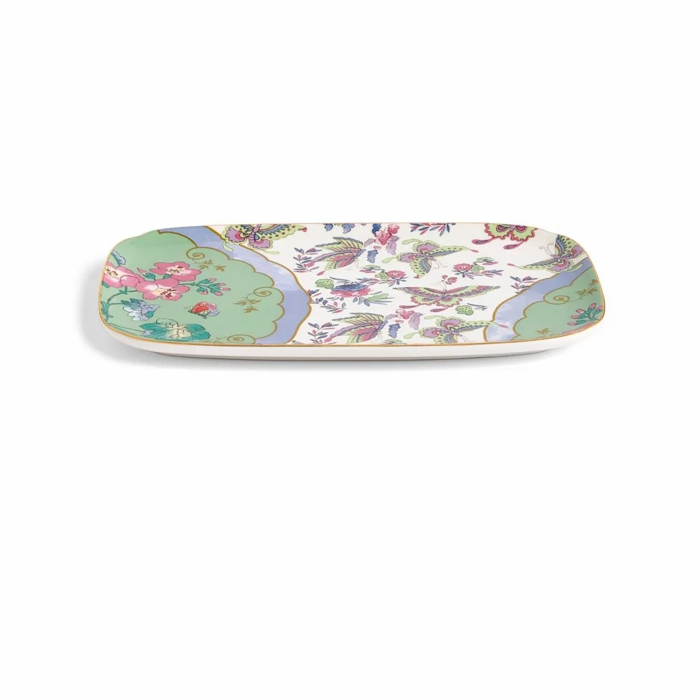 Wedgwood Butterfly Bloom Sandwich Tray- Trays|Home Accents