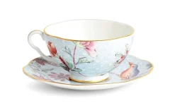 Wedgwood Cuckoo Blue Teacup & Saucer- Teacups & Saucers