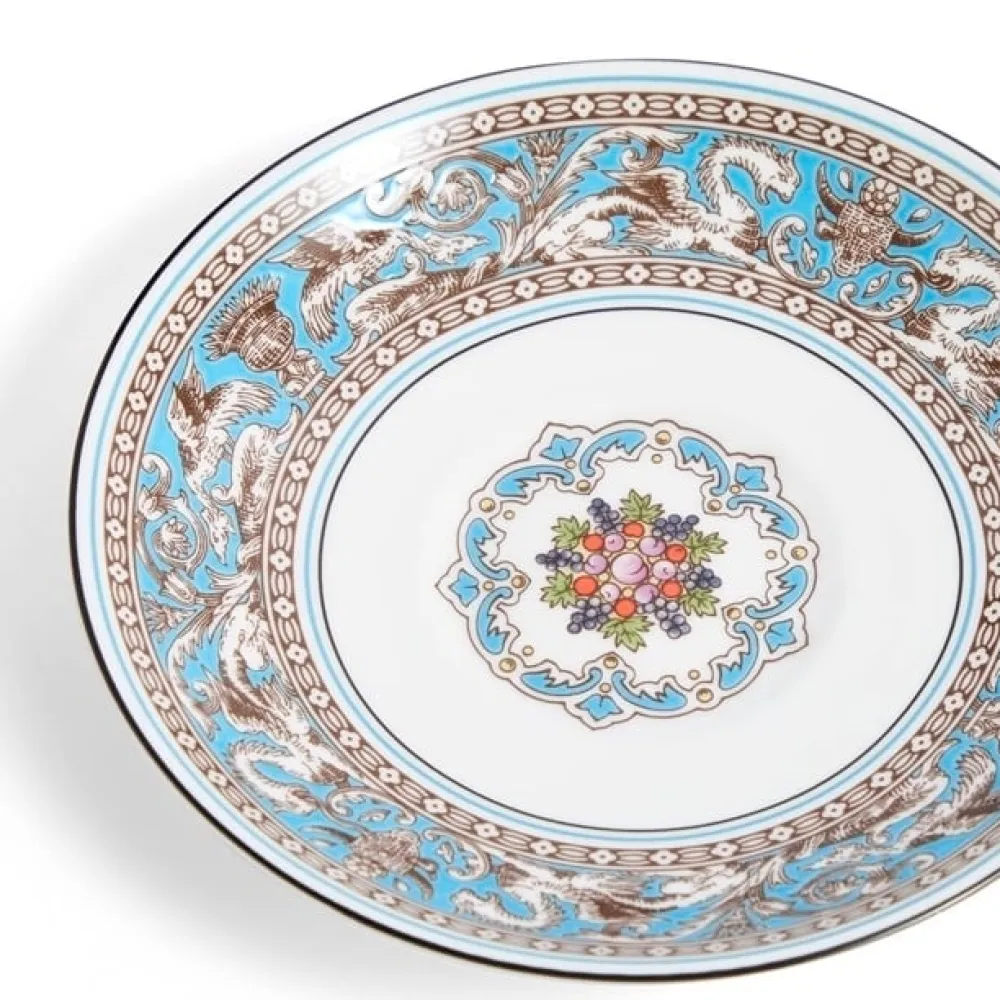 Wedgwood Florentine Turquoise Teacup & Saucer- Teacups & Saucers