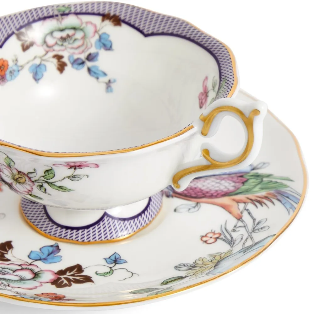 Wedgwood Fortune Teacup & Saucer- Teacups & Saucers