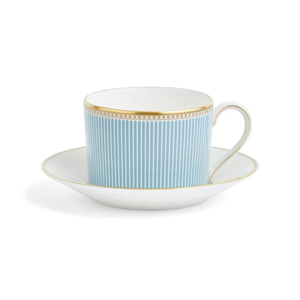 Wedgwood Helia Teacup & Saucer- Teacups & Saucers