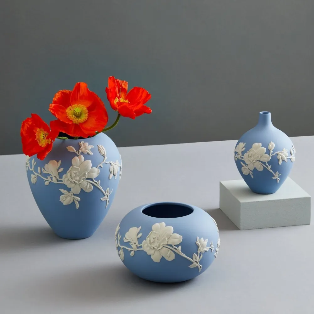 Wedgwood Magnolia Blossom Bud Vase- Vases