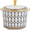Wedgwood Renaissance Gold Sugar Caddy- Creamers & Sugar Bowls