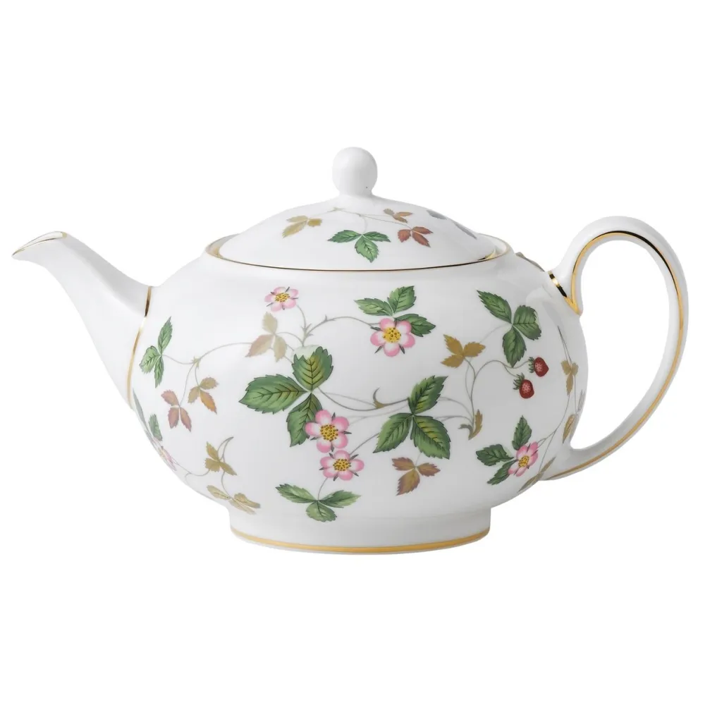 Wedgwood Wild Strawberry Teapot- Teapots