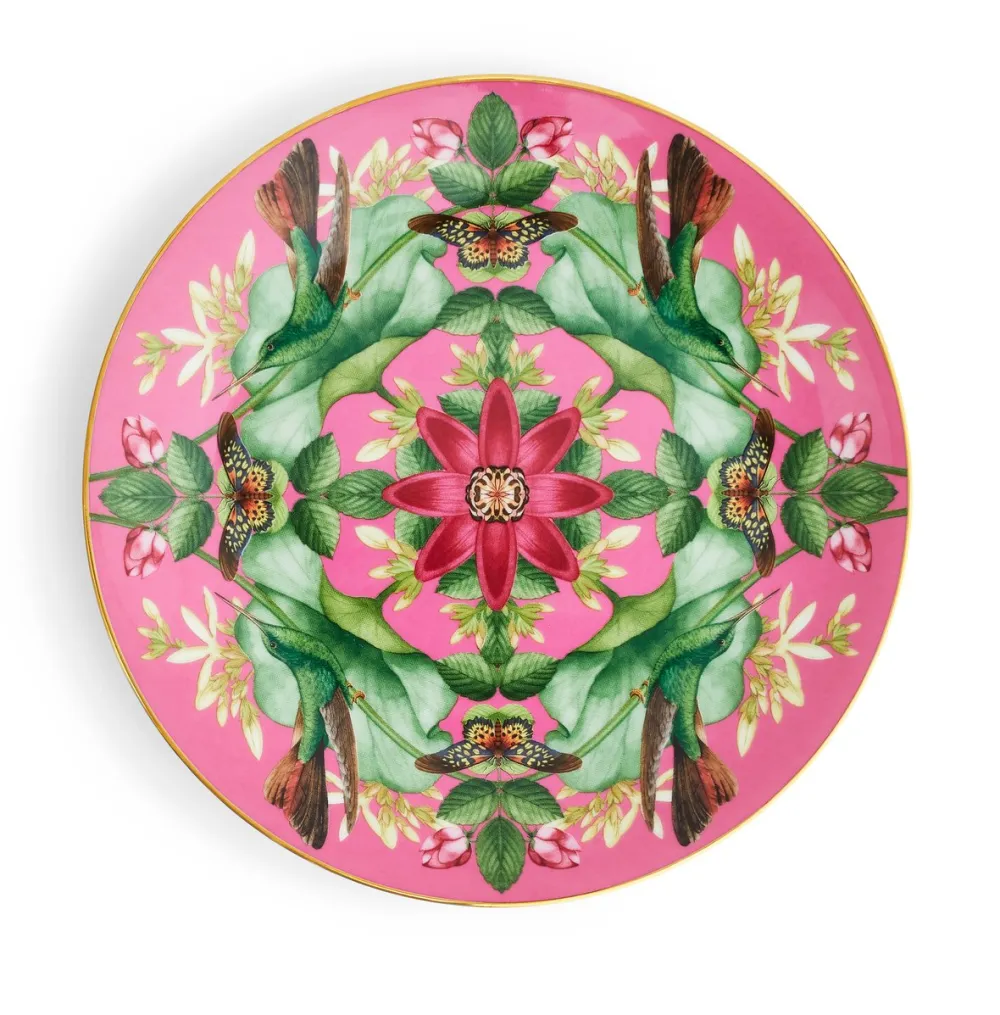 Wedgwood Wonderlust Pink Lotus 20 cm Plate- Tea Plates
