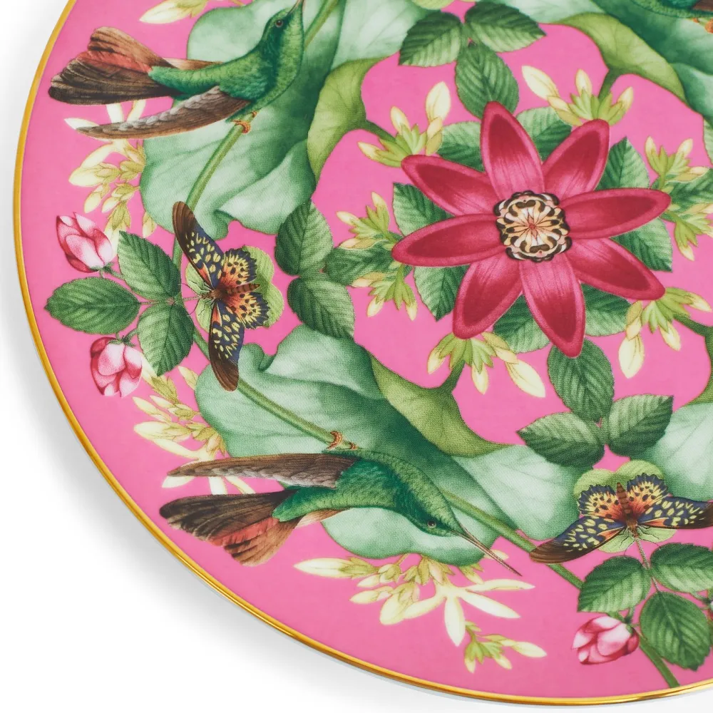 Wedgwood Wonderlust Pink Lotus 20 cm Plate- Tea Plates