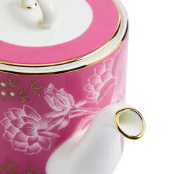 Wedgwood Wonderlust Pink Tonquin Teapot- Teapots