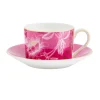 Wedgwood Wonderlust Pink Tonquin Teacup & Saucer- Teacups & Saucers