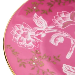 Wedgwood Wonderlust Pink Tonquin 8" Plate- Tea Plates