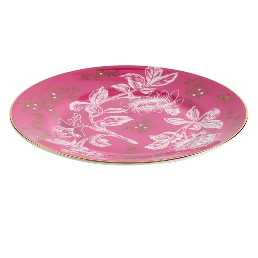 Wedgwood Wonderlust Pink Tonquin 8" Plate- Tea Plates