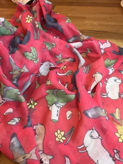 Welsh Wildlife Recycled Bottle Scarf- Scarves & Wraps