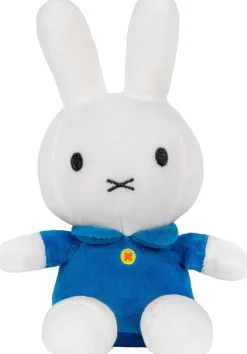 White Miffy 8" Plush Toy with Blue Dress- Soft Toys|Toys