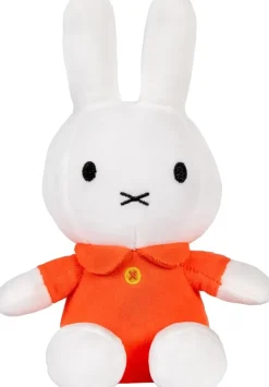 White Miffy 8" Plush Toy with Orange Dress- Soft Toys|Toys