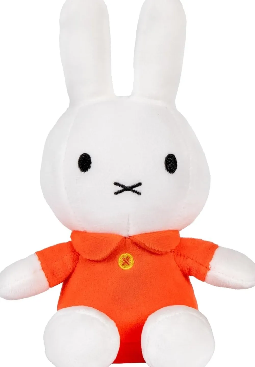 White Miffy 8" Plush Toy with Orange Dress- Soft Toys|Toys