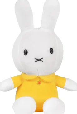 White Miffy 8" Plush Toy with Yellow Dress- Soft Toys|Toys