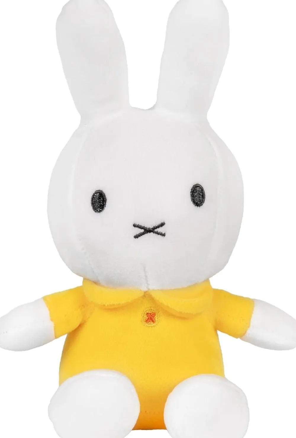 White Miffy 8" Plush Toy with Yellow Dress- Soft Toys|Toys