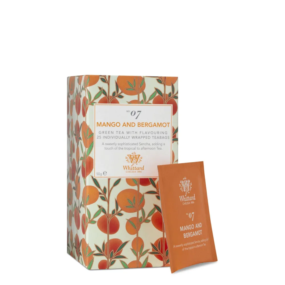 Whittard of Chelsea Tea Discoveries Mango & Bergamot Green 25s- Whittard Of Chelsea|Other Favourites