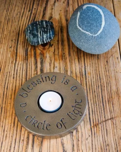 Wild Goose Studio A Blessing is a Circle of Light (Tabletop)- Home Accents|Wild Goose Bronzes