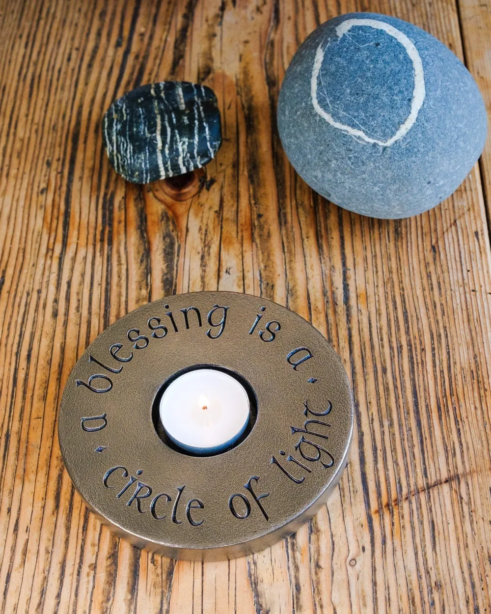 Wild Goose Studio A Blessing is a Circle of Light (Tabletop)- Home Accents|Wild Goose Bronzes