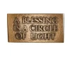 Wild Goose Studio A Blessing is a Circle of Light Plaque- Wall Decor|Home Accents